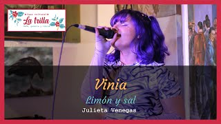 Limón y sal Julieta Venegas  Vinia en vivo [upl. by Ecinereb]