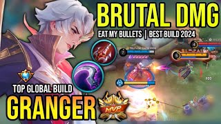 GRANGER BEST BUILD 2024  TOP GLOBAL GRANGER GAMEPLAY  MOBILE LEGENDS✓ [upl. by Ettenwahs425]