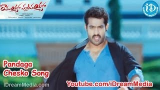 Ramayya Vasthavayya Songs  Pandaga Chesko Song  Jr NTR  Samantha  Shruti Haasan [upl. by Xyno539]