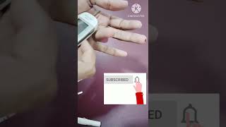 Testing Blood Suger On AccuChek Instant S Glucometer shorts accuchek glucometer diabetes [upl. by Etolas603]