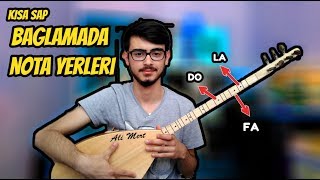 Kısa Sap Bağlama Nota Yerleri 1  Saz Üzerinde Notalar Kolay Saz Nasıl Öğrenilir  Kolay Saz Çalma [upl. by Aretina]