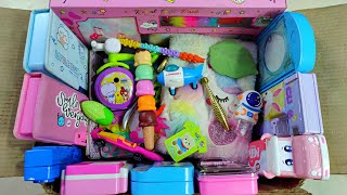 stationery collection pencil box collection pencil sharpener icecream highlighter sticky notes [upl. by Anni82]