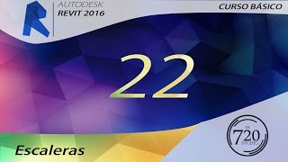 Revit 2016  Escaleras  Tutorial Básico 22  En Español [upl. by Lorne]