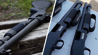 Face Off Mossberg 590 VS Remington 870 [upl. by Dyun]