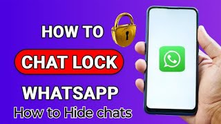 How to Lock chats in WhatsAppHide chats in WhatsApp Whatsapp chats 2024 [upl. by Yeniffit944]