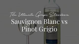 The Ultimate Grape Showdown Sauvignon Blanc vs Pinot Grigio [upl. by Eelrahc]