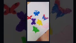 Air dry clay colourful butterflyshots [upl. by Kidder842]