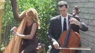 Mendelssohn Wedding March Harp amp Cello Katrina amp Michael [upl. by Maisel]