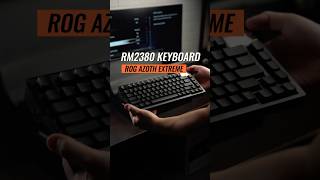 The MOST EXPENSIVE Gaming Keyboard I’ve ever tested ROG Azoth Extreme rogazoth [upl. by Messing]