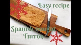 How to make a very easy version of Turrón de Jijona  turrón blando  Spanish nougat [upl. by Enram]