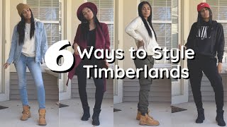 How to Style Timberland Boots  6 Ways [upl. by Nyrhtak720]