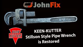 KeenKutter Stillson style pipe wrench is restored [upl. by Toombs]