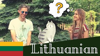 Jak brzmi język litewski  The Lithuanian language with Andrius [upl. by Neneek]