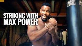 HOW TO STRIKE WITH MAXIMUM POWER  Training with Michael J White [upl. by Monia]