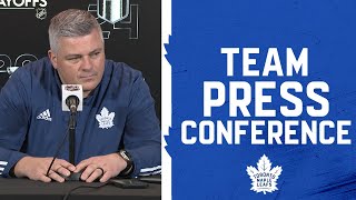 Maple Leafs Media Availability  RD1 GM4 Pre Game vs Boston Bruins  April 27 2024 [upl. by Neeliak892]