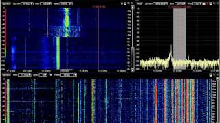 Jammer Chinese Firedrake transmitter coming back online June 17 2011 1415 UTC [upl. by Ardnohsed]