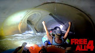 Tubing down a Storm Drain [upl. by Yeniffit]