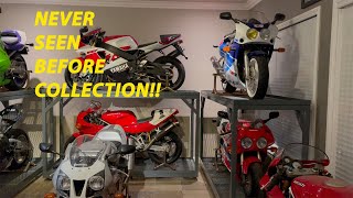 Never seen before Super Bike Collection Iconic Homologated Motorcycle Wonderland We get a tour [upl. by Ahsertal]