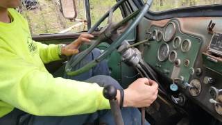 Driving a 1964 Mack B61 quad box [upl. by Tris427]