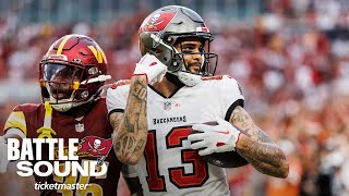 Bucs Cruise Past Commanders in Season Opener  Battle Sound  Tampa Bay Buccaneers [upl. by Yeldar126]