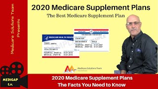 Medicare Supplement Plans 2020 Best Medicare Supplement Plan [upl. by Daren664]