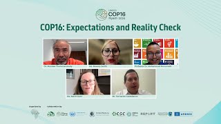 COP16 Expectations and Reality Check  Zoom Webinar  Sustainable Solution  Policy Discussion [upl. by Johna]