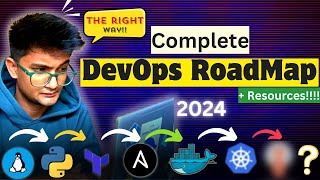 DevOps ROADMAP 2024 How to learn and Become DevOps Engineer With Resources [upl. by Savadove561]