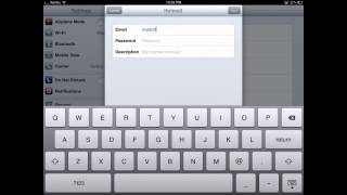 HotmailOutlookLive Email Setup on iPadiPhone [upl. by Erastatus]