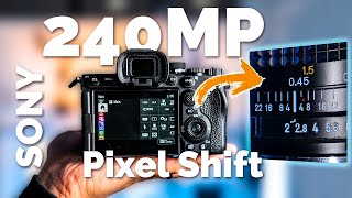 INSANE 240MP Photos with a Sony Camera  Pixel Shift Multi Shot Sony a7rv a7riv a1 a7cR [upl. by Owades]