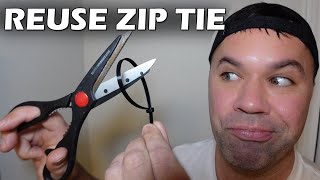 How To Release Zip Tie Without Cutting 2 Easy Methods [upl. by Duer805]