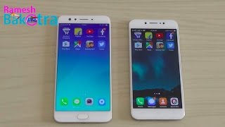 Oppo F3 Plus vs Vivo Y66 SpeedTest Comparison [upl. by Fulks]