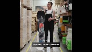 Womens 2025 Proto Synthesis Snowboard  Never Summer Industries [upl. by Jacobina]