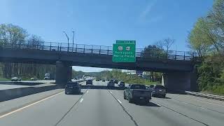 Parsippany Area New Jersey United Stated  Interstate 80 280 Eisenhower Parkway NJ USA [upl. by Vaclav927]