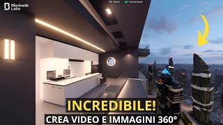 Incredibile Strumento AI Gratis per creare Video e immagini a 360°  Crea il tuo mondo virtuale [upl. by Enomas932]