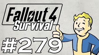 Lets Play Fallout 4  SURVIVAL  NO FAST TRAVEL  Part 279  Dunwich Borers [upl. by Ocramed974]