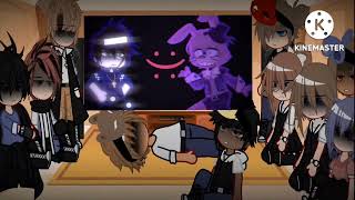 Past Michael and his classmates react to the afton family [upl. by Nasar155]