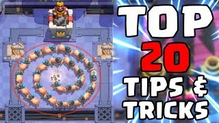 Top 20 Tips amp Tricks in Clash Royale  Ultimate Clash Royale Pro Guide 2 [upl. by Eugeniusz666]