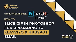 How to Slice GIF in Photoshop for Uploading to Klaviyo and Hubspot Email Platforms [upl. by Eide]