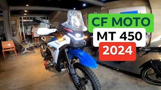 New CF Moto 450 MT 2024 Blue Price 328900  Monthly Rate Specs Review Kirby Motovlog [upl. by Nazarius]