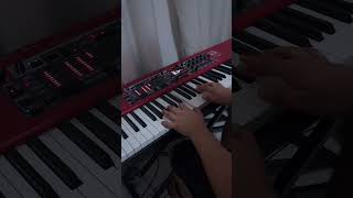 Silent Night Piano Cover jazz nordelectro6d piano music keycam musica nordstag nordkeyboards [upl. by Suixela]