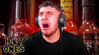 Danny Aarons Eats The HOTTEST Sauces [upl. by Manton669]