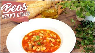 Griechische Bohnensuppe Fasolada  Suppenwoche Rezepte [upl. by Tristis574]