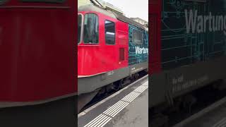 Re 420 Durchfahrt in Thalwil also Lokzug bahn railway trainspotting train swissrail [upl. by Metabel]