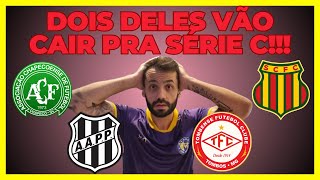 100 ATUALIZADO PROBABILIDADES DE REBAIXAMENTO NA ÃšLTIMA RODADA DA SÃ‰RIE B [upl. by Hatcher255]