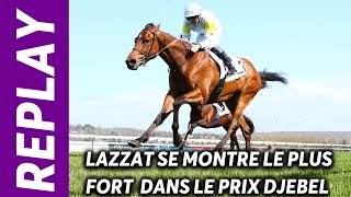 Prix Djebel Gr3  Lazzat préserve son invincibilité [upl. by Pliam346]