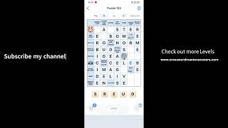 Crossword Master Level 123 Answers  Crossword Master Puzzle 123 [upl. by Maples]
