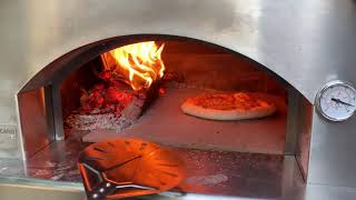 64 second pizza  Fontana Margherita oven with Saputo Stones [upl. by Kcarb]