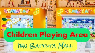 Kids Playing Area  Ibn Battuta Mall Dubai  Egyptian Court dubai ibnbatutamall [upl. by Churchill]