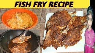 Fish Fry Recipe  Simple And Delicious Recipe  Hurain Ka Kitchen [upl. by Enimzaj]