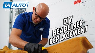 Saggy Ripped Headliner How to Replace the Headliner on Any Car or Truck [upl. by Narhem535]